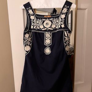 Tory Burch Navy/White Dress
